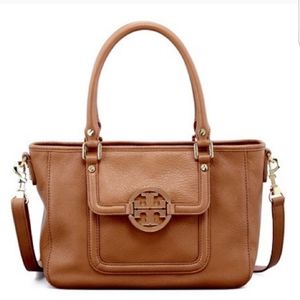 Tory Burch Amanda Satchel in Royal Tan